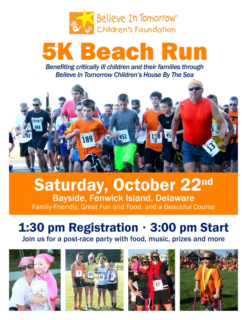 Believe In Tomorrow, 5K Beach Run