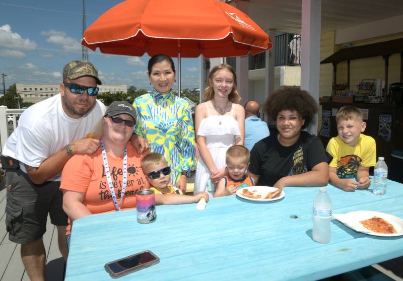 Maryland First Yumi Hogan at the believe in tomorrow children's house by the sea