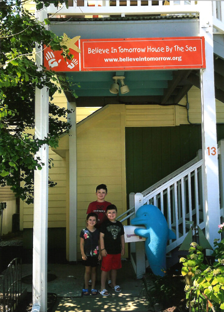 Believe In Tomorrow family at the Children's House By The Sea, read their story