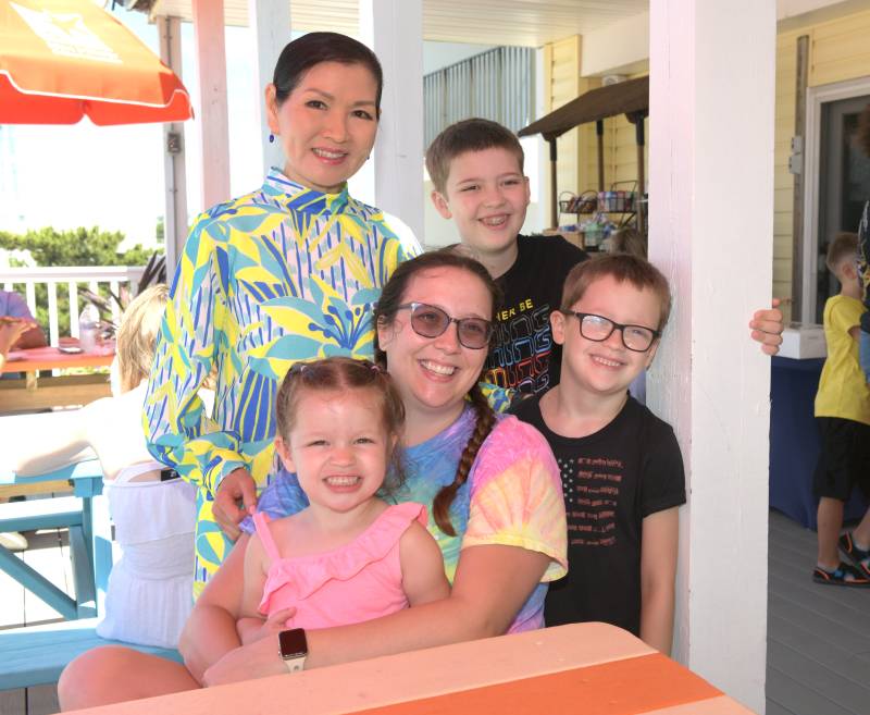 Maryland First Yumi Hogan at the believe in tomorrow children's house by the sea
